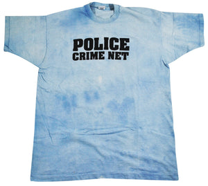 Vintage Police Crime Net Shirt Size X-Large