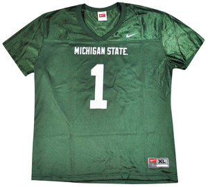Vintage Michigan State Spartans Nike Jersey Size Women's X-Large