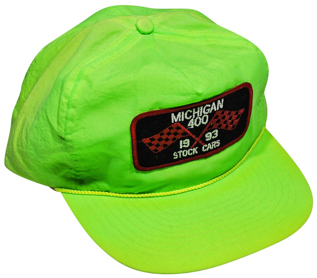 Vintage Michigan 500 1993 Stock Cars Snapback