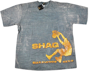 Vintage Shaq Hardwood Hero Shirt Size Large