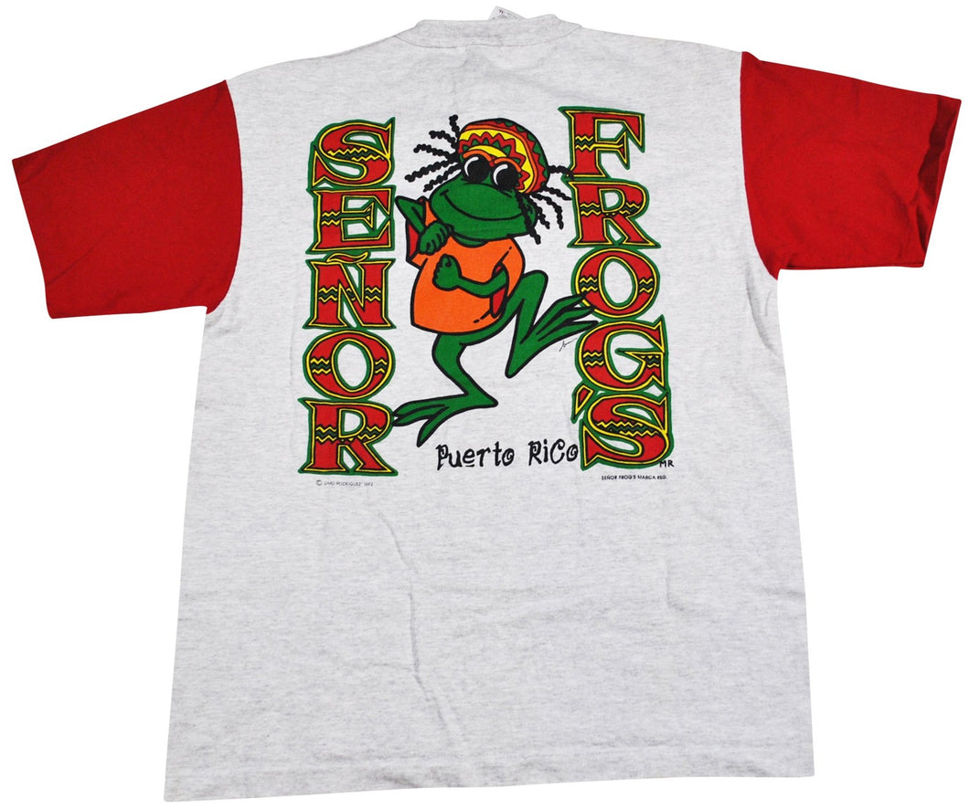 Vintage Senior Frogs 1992 Puerto Rico Shirt Size Medium