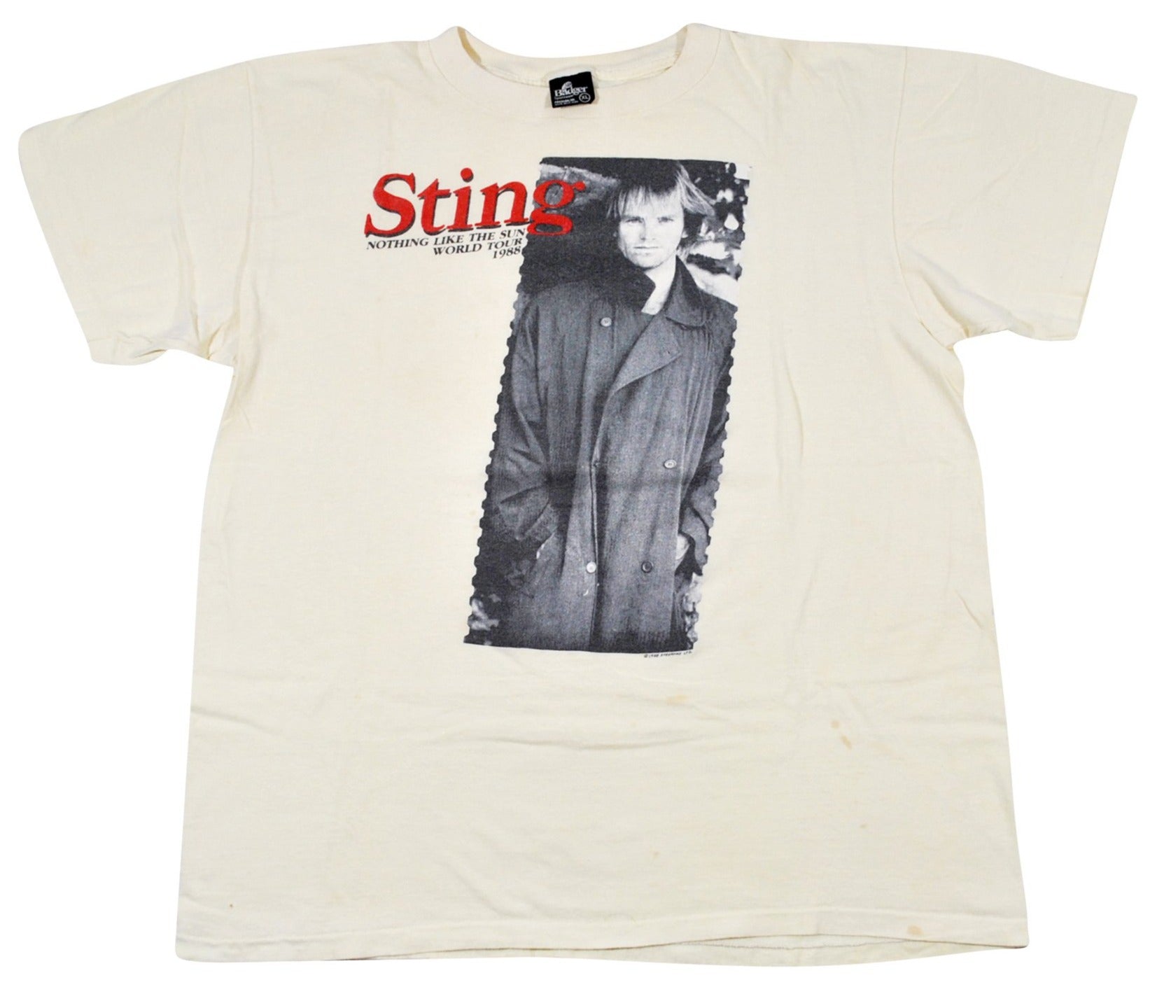 ☆スティング 1988年ワールドツアーLA Sting デザイン Tシャツ M - その他