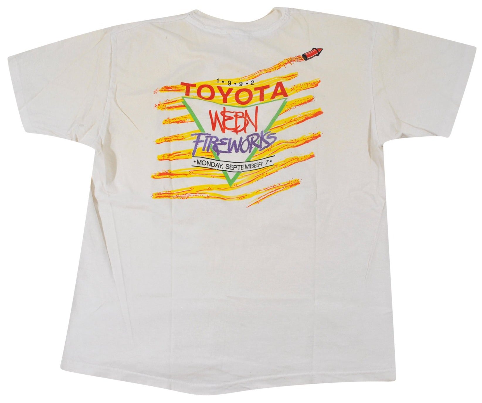 Vintage WEBN Fireworks 1992 Toyota Shirt Size Medium – Yesterday's 