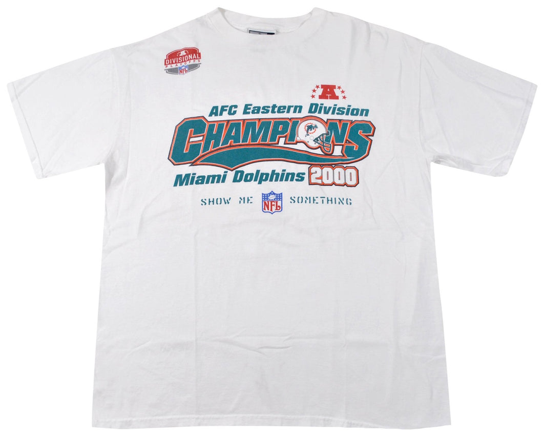 Vintage Miami Dolphins 2000 AFC East Champions Shirt Size Large