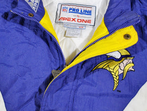 Vintage Minnesota Vikings Apex Heavy Jacket Size Medium