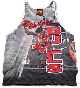 Vintage Starter Brand Chicago Bulls Michael Jordan Jersey Size Large