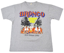 Vintage Denver Broncos Bourbon Street Bash 1990 New Orleans Super Bowl Shirt Size Medium