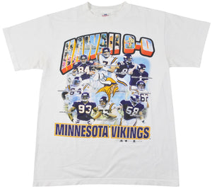 Vintage Minnesota Vikings 1998 Hawaii 9-0 Shirt Size Medium