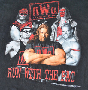 Vintage NWO 1998 Run With The Pac Wrestling Shirt Size X-Large