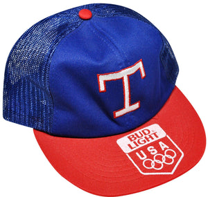 Vintage Texas Rangers Bud Light USA Olympics Snapback