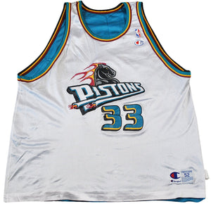 Vintage Champion Brand Detroit Pistons Jerry Stackhouse Jersey Size La –  Yesterday's Attic