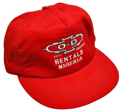 Vintage OD Rentals Nigeria Leather Strap Hat