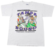 Vintage Baltimore Ravens 2001 Tampa Bound Shirt Size Medium