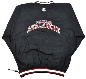 Vintage Colorado Avalanche Starter Brand Jacket Size Small