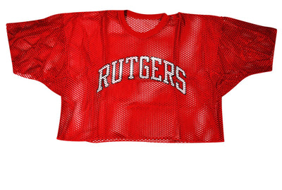 Vintage Rutgers Scarlet Knights Crop Jersey Size X-Large