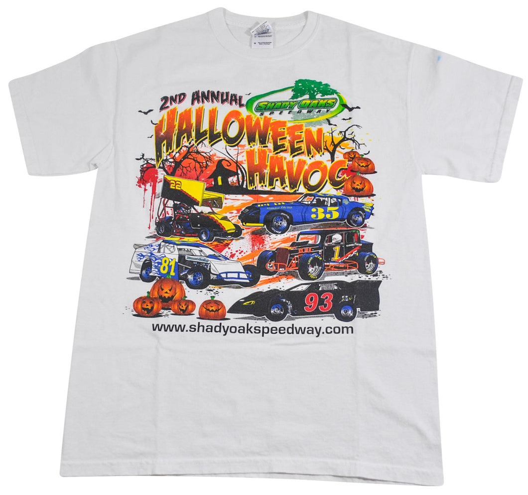 Vintage Halloween Havoc Shady Oaks Speedway Shirt Size Medium