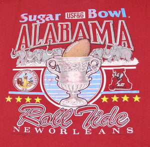 Vintage Alabama Crimson Tide Sugar Bowl Shirt Size X-Large(tall)