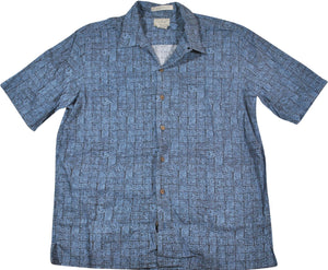 Vintage L.L. Bean Short Sleeve Button Shirt Size Medium