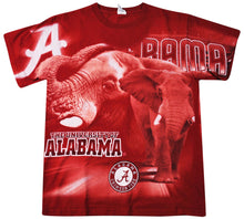 Vintage Alabama Crimson Tide All Over Print Shirt Size Medium