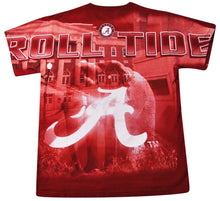 Vintage Alabama Crimson Tide All Over Print Shirt Size Medium