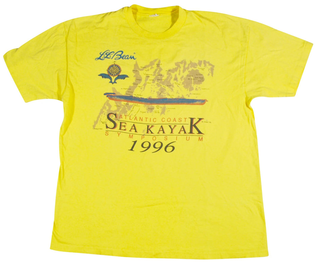Vintage L.L. Bean 1996 Sea Kayak Atlantic Coast Symposium Shirt Size X-Large