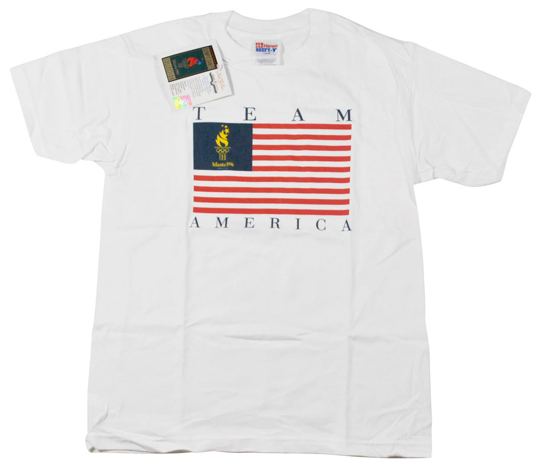 Vintage 1996 Atlanta Olympics Shirt Size Youth Large