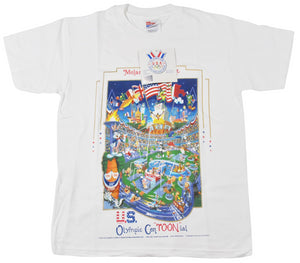 Vintage 1996 Atlanta Olympics Looney Tunes Shirt Size Youth Large