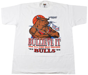 Vintage Chicago Bulls 1995-1996 Dream Season Shirt Size Large
