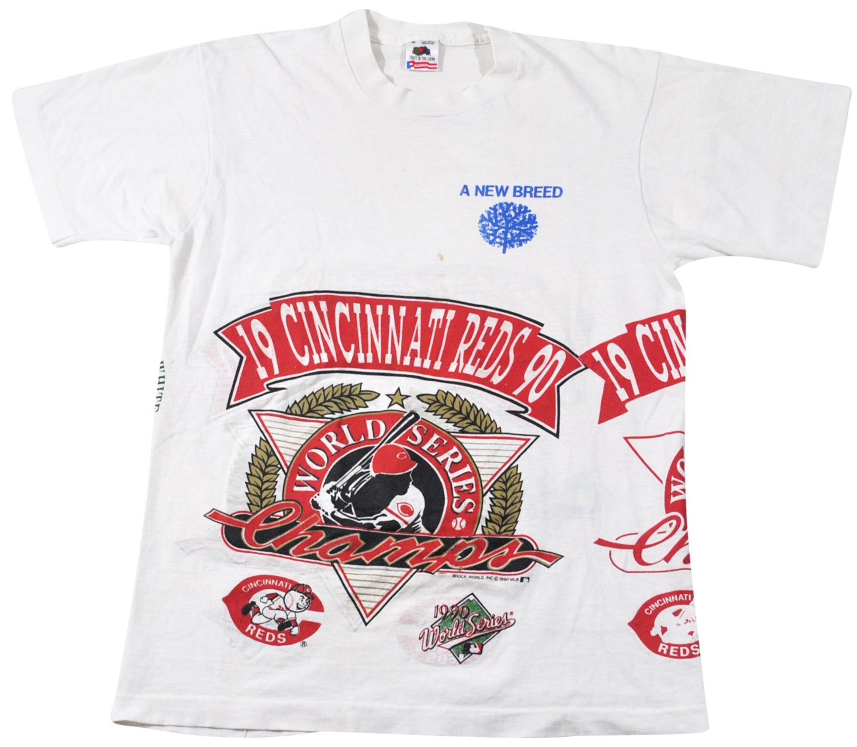 Vintage Cincinnati Reds 1990 World Series Shirt Size Medium – Yesterday's  Attic