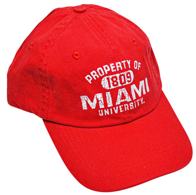 Vintage Miami RedHawks Strap Hat