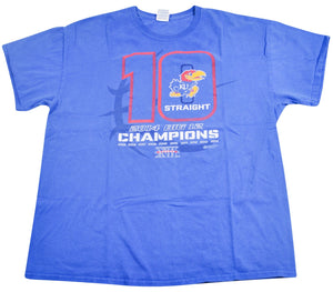 Kansas Jayhawks 2014 Champions Shirt Size X-Large