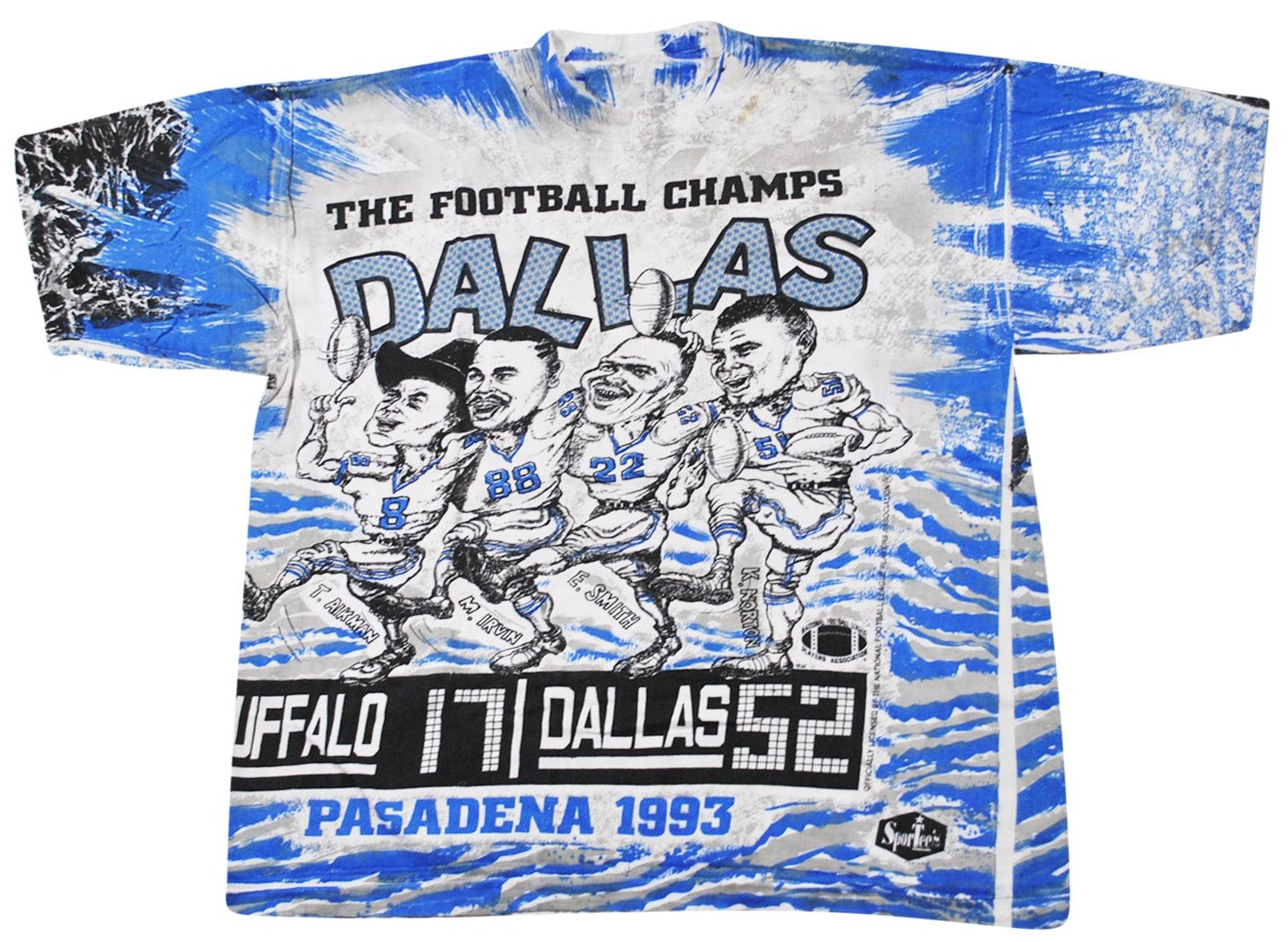 Vintage Dallas Cowboys 1993 Super Bowl Champions Shirt Size Large