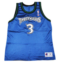 Vintage Champion Brand Minnesota Timberwolves Stephon Marbury Jersey Size Large