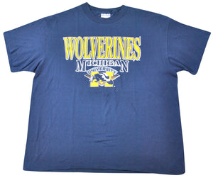 Vintage Michigan Wolverines Shirt Size X-Large(wide)