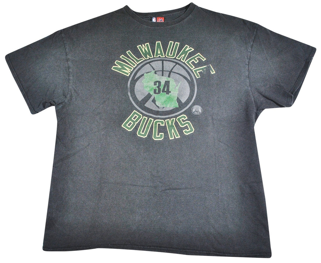 Vintage Milwaukee Bucks Giannis Antetokounmpo Shirt Size X-Large