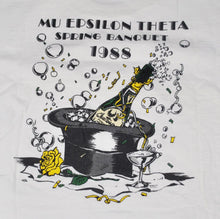 Vintage Fraternity Mu Epsilon Theta Spring Banquet 1988 Shirt Size Medium