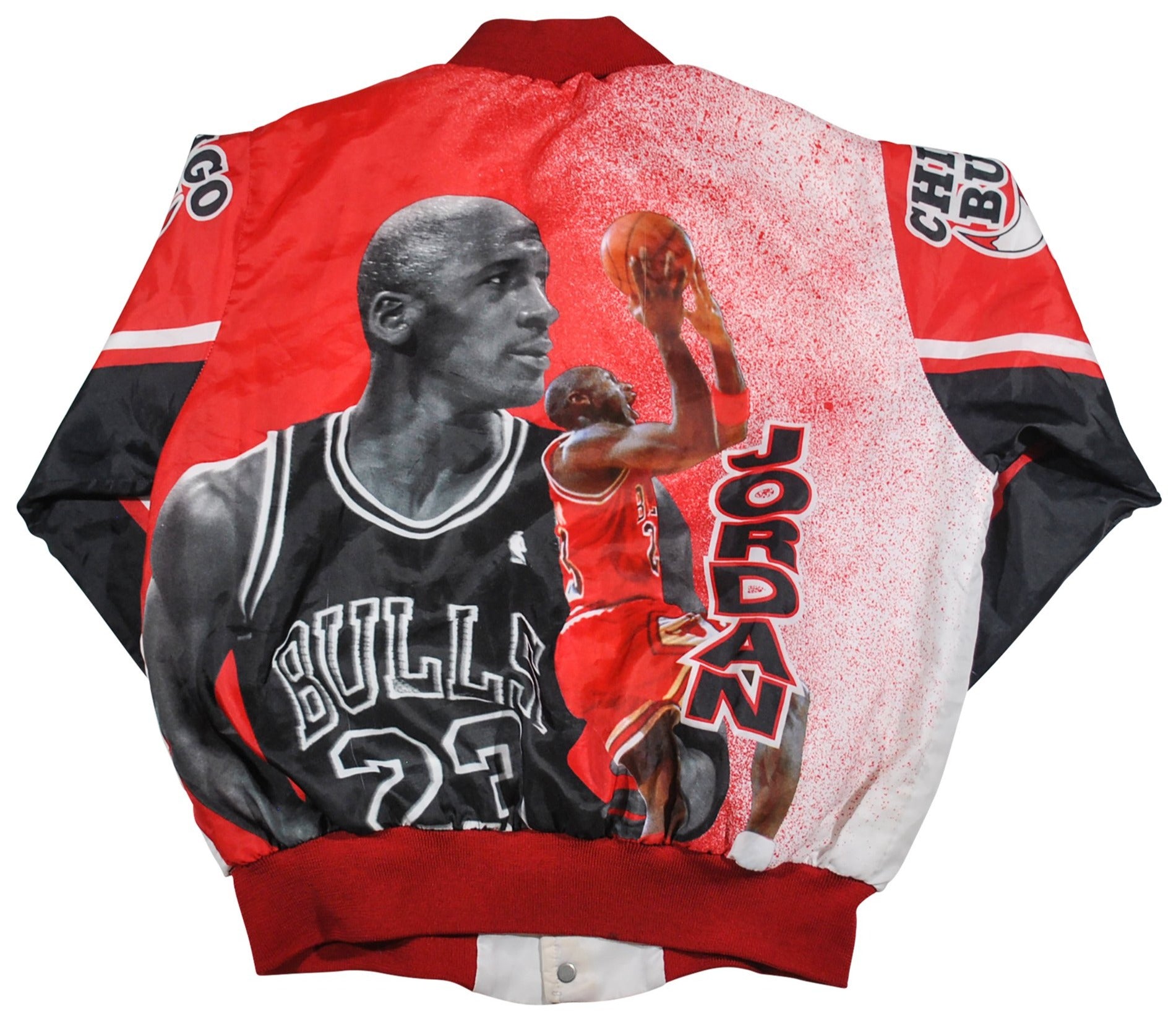 Vintage Chicago Bulls Michael Jordan Chalk Line Jacket Size Youth 