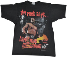Vintage The Rock Have A Nice Millennium Wrestling Shirt Size Small