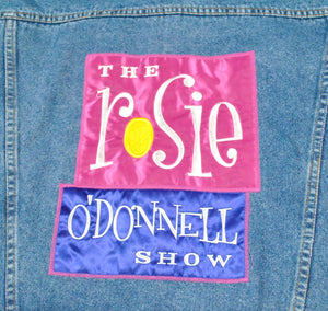 Vintage The Rosie O'Donnell Show Denim Jacket Size Large