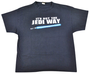 Vintage Star Wars It's Not The Jedi Way Shirt Size Large