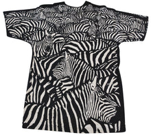 Vintage Liquid Blue Zebra 1993 Shirt Size Large