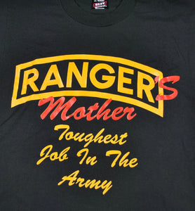 Vintage Ranger's Mothers Toughest Job In The Army Shirt Size Medium