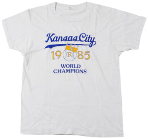Vintage Kansas City Royals 1985 World Champions The Miracle Workers Shirt Size Medium