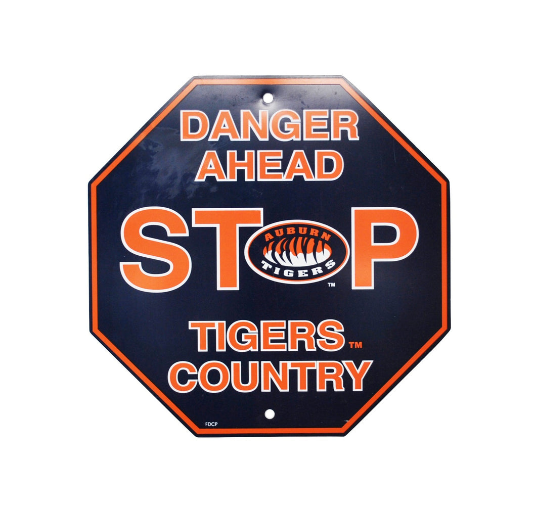 Vintage Auburn Tigers Plastic Sign