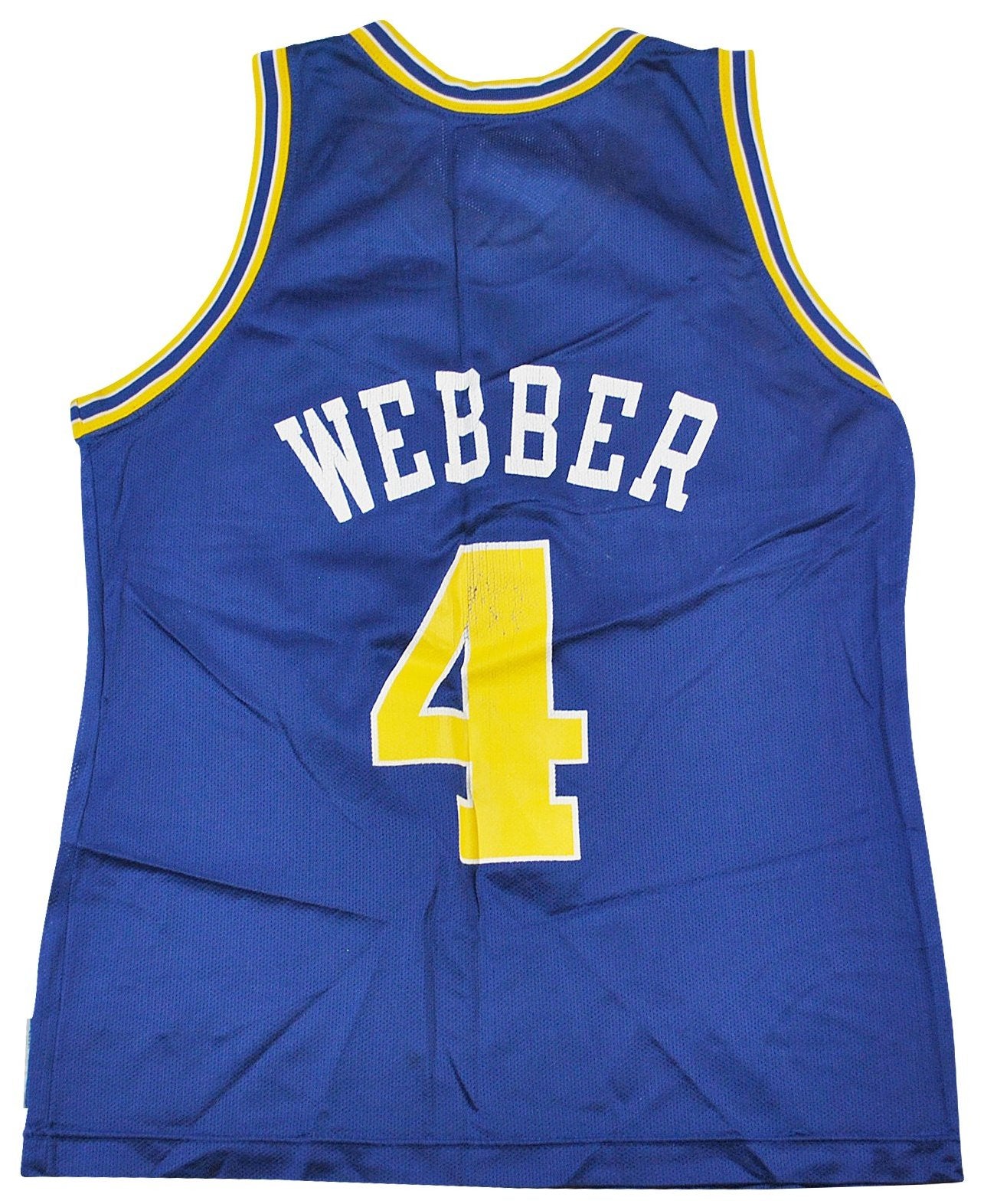 Vintage Champion Brand Golden State Warriors Chris Webber Jersey