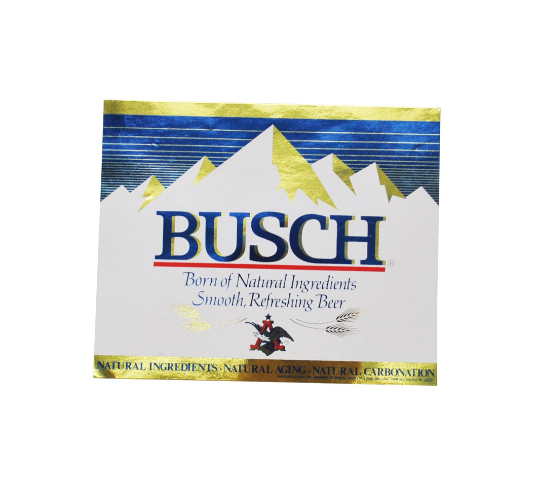 Vintage Busch Beer Sticker