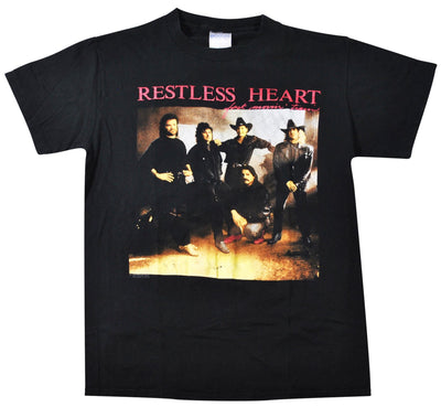 Vintage Restless Heart 1990 Brockum Shirt Size Large