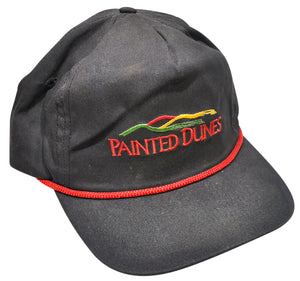 Vintage Painted Dunes Leather Strap Hat