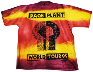 Vintage Jimmy Page Robert Plant 1995 World Tour Shirt Size X-Large