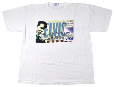 Vintage Elvis Visa Shirt Size X-Large